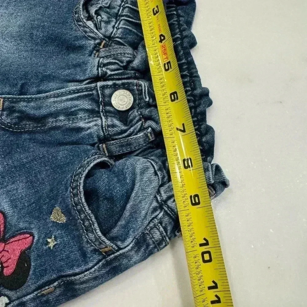 Gap baby & Disney Minnie Mouse girls denim jeans. Size 18-24 months